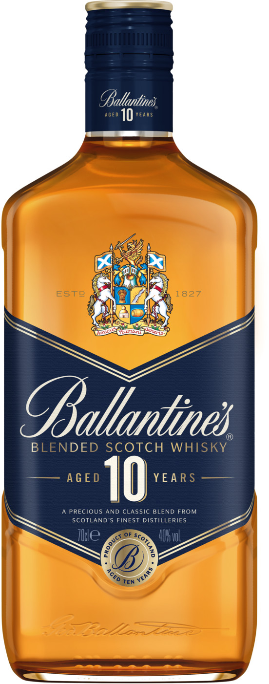 Ballantines Whisky 10 Jahre 40% 0,7L Ballantines Whisky 10 Jahre 40% 0,7L