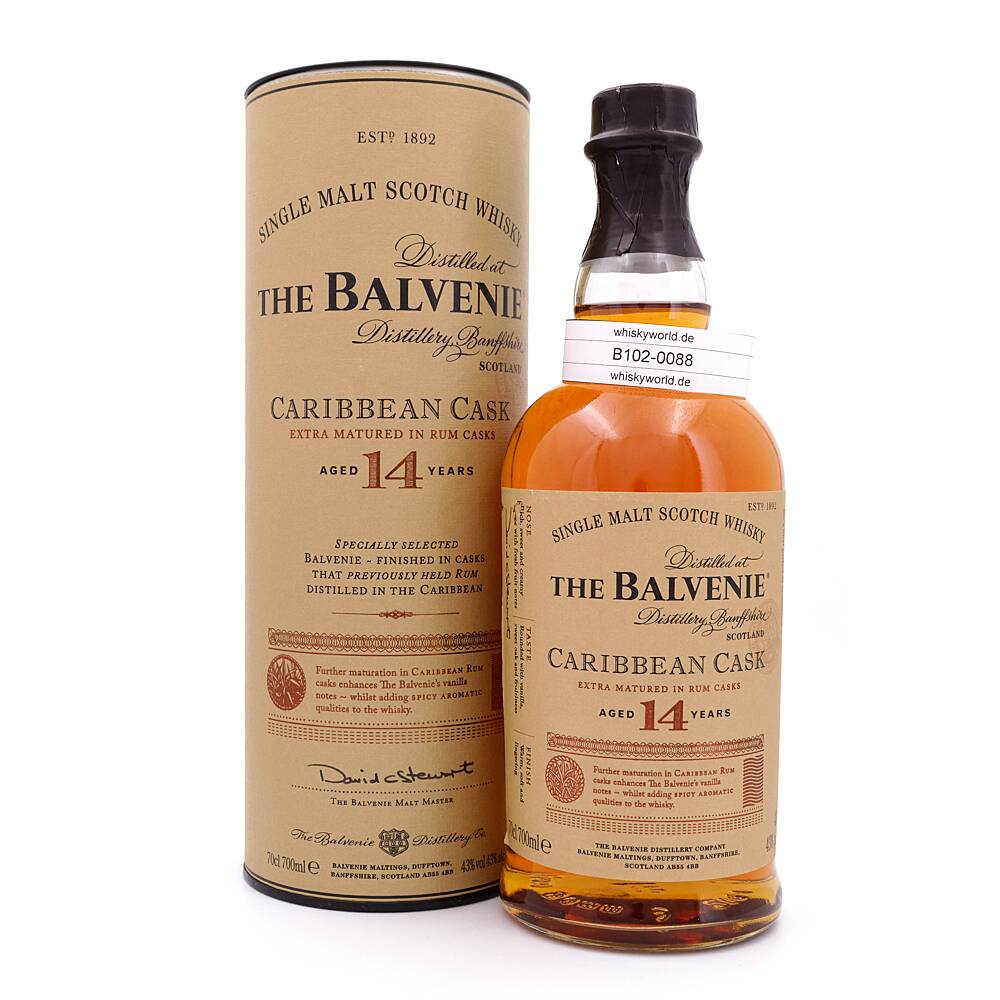 Balvenie 14 Jahre Caribbean Cask 0,70 L/ 43.0% vol