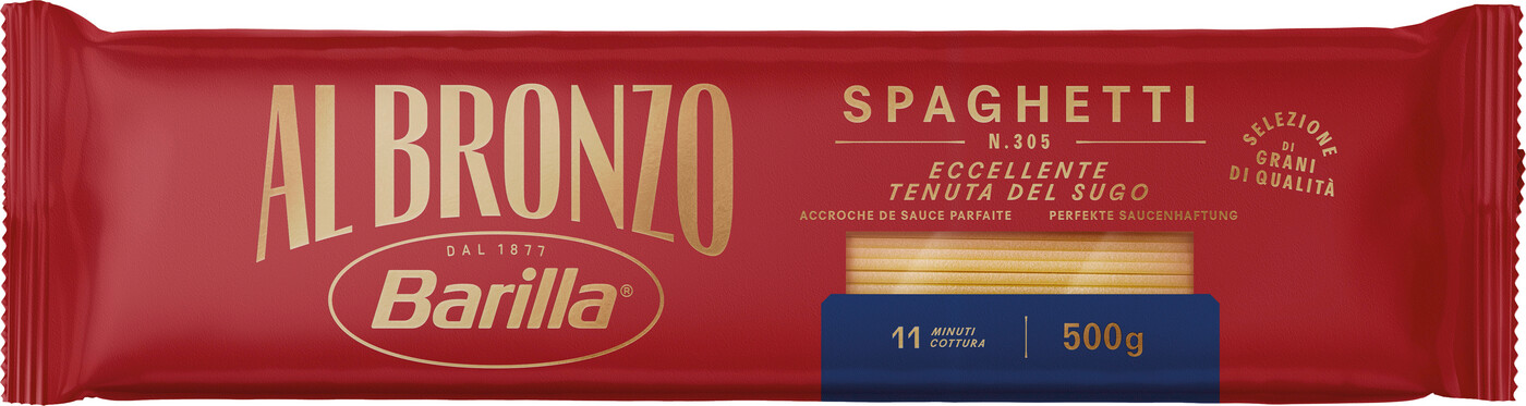 Barilla Al Bronzo Spaghetti 500G Barilla Al Bronzo Spaghetti 500G