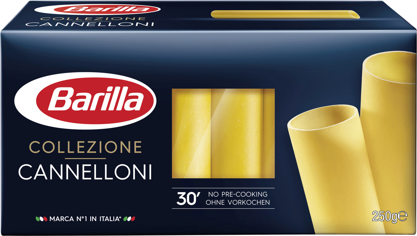 Barilla Nudeln La Collezione Cannelloni 250G Barilla Nudeln La Collezione Cannelloni 250G