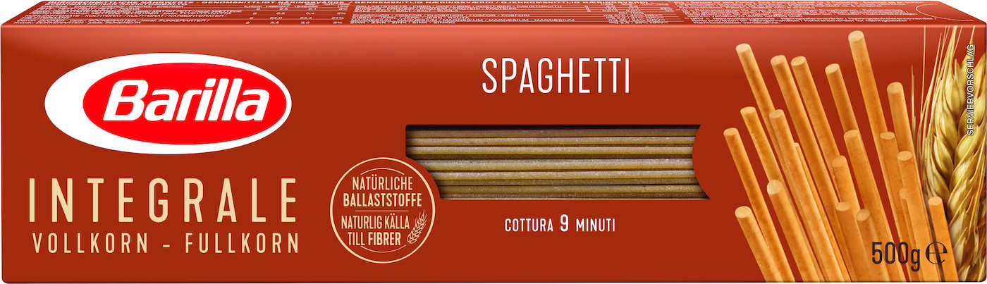 Barilla Nudeln Spaghetti No.5 Integrale Vollkorn 500G