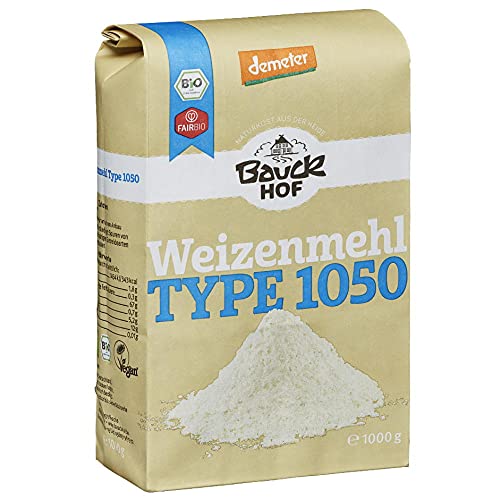Bauchhof Weizenmehl Type 1050, Demeter, 2 x 1kg Bauchhof Weizenmehl Type 1050, Demeter, 2 x 1kg von Bauckhof