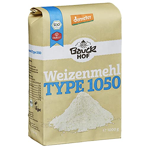 Bauchhof Weizenmehl Type 1050, Demeter, 2 x 1kg von Bauckhof