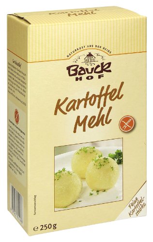 Bauckhof Kartoffelmehl (Stärke), 3er Pack (3 x 250 g Tüte) - Bio von Bauckhof