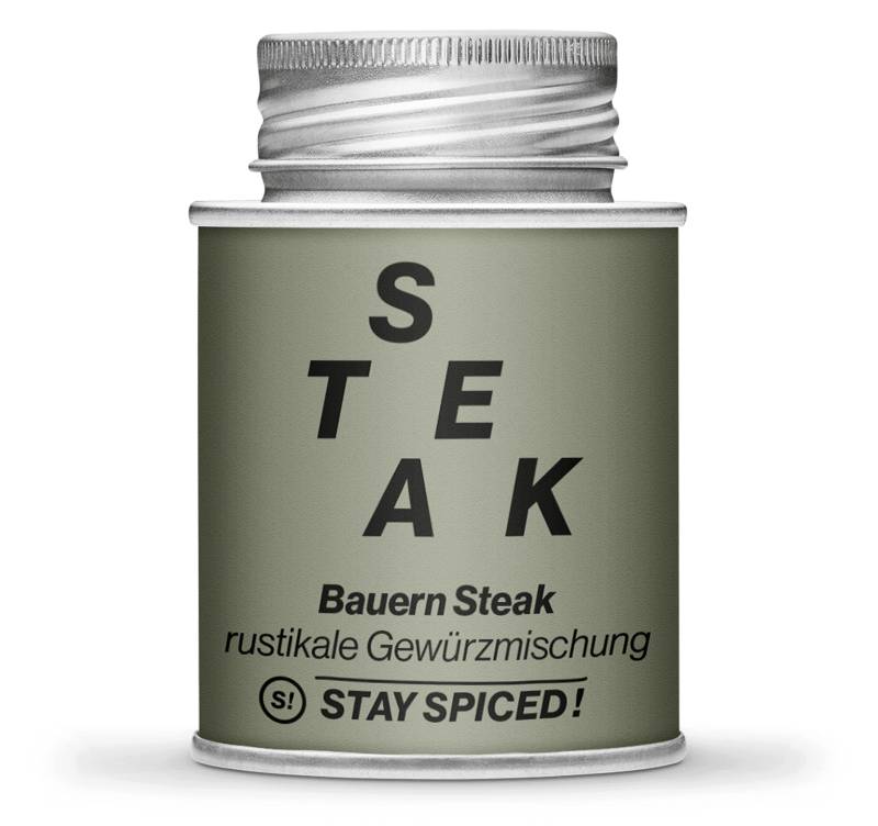 Bauern Steak rustikal Gewürzzubereitung, 170ml Schraubdose