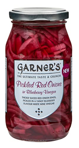 Baxters Garner's Eingelegte rote Zwiebeln in Blaubeeressig, 440 g (6 Stück) von Garners