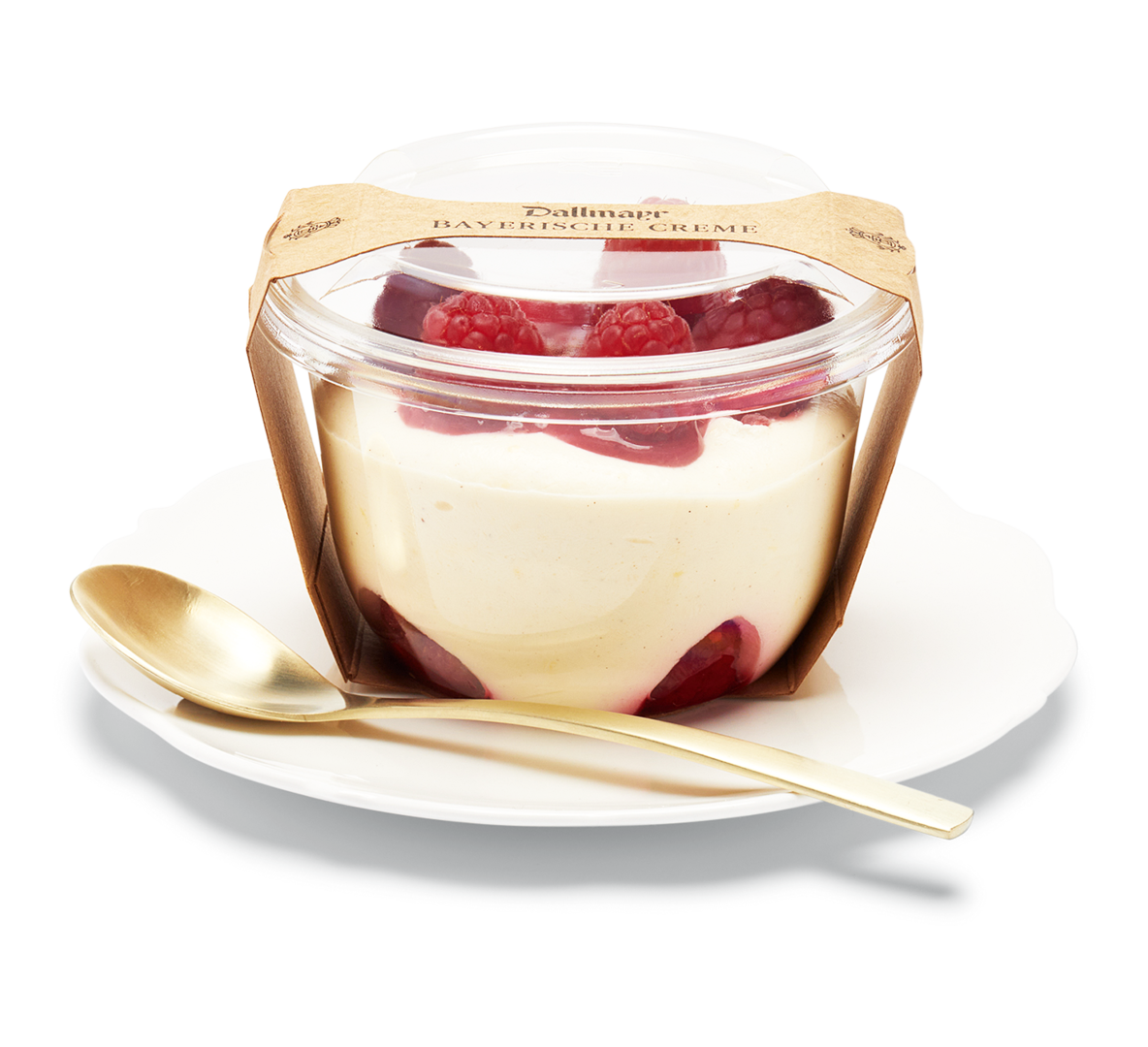 Bayerische Crème mit Himbeermark Bayerische Crème mit Himbeermark von Alois Dallmayr KG
