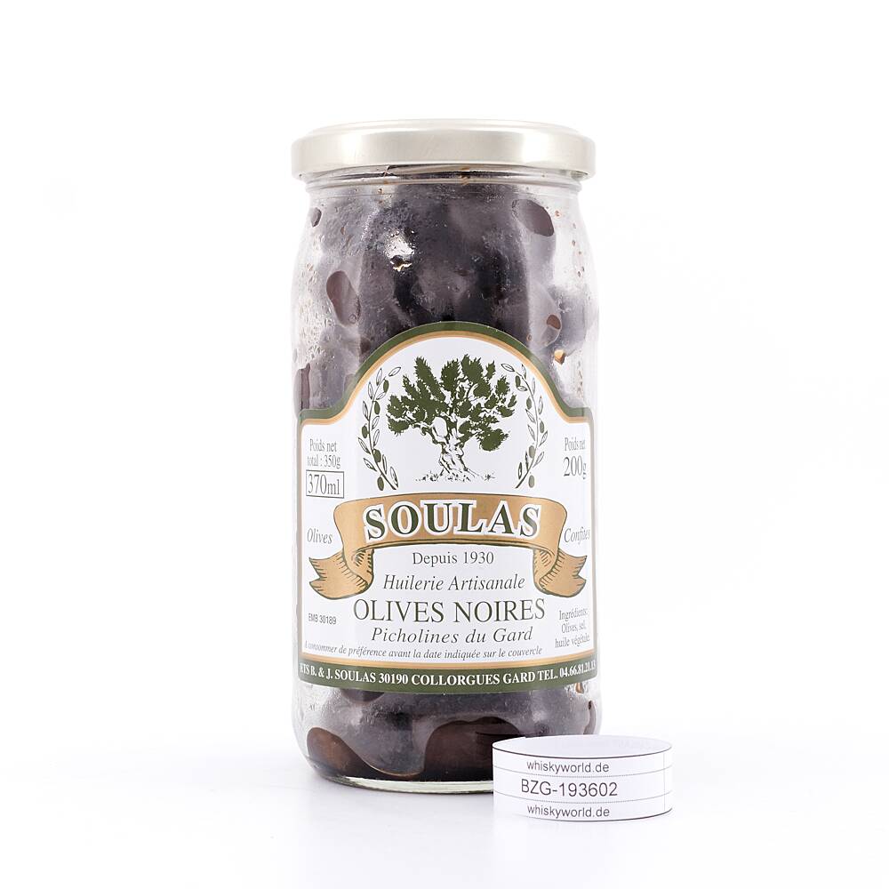 Beauharnais-CARLANT Olives Noires Soulas 200 g