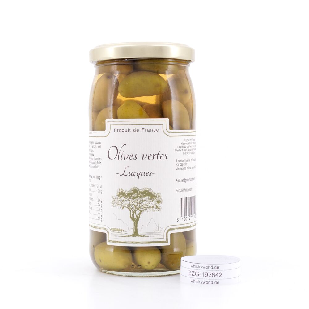 Beauharnais-CARLANT Olives vertes -Lucques- Grüne 350 g