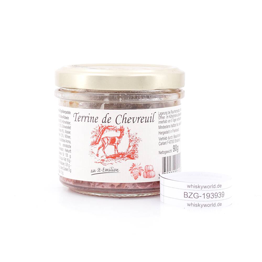 Beauharnais-CARLANT Rehterrine mit St Emilion 90 g Beauharnais-CARLANT Rehterrine mit St Emilion 90 g