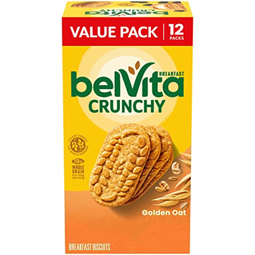 Belvita Breakfast Biscuits, Golden Oat, 12 count,net weight 5.12 ounce Belvita Breakfast Biscuits, Golden Oat, 12 count,net weight 5.12 ounce von belVita