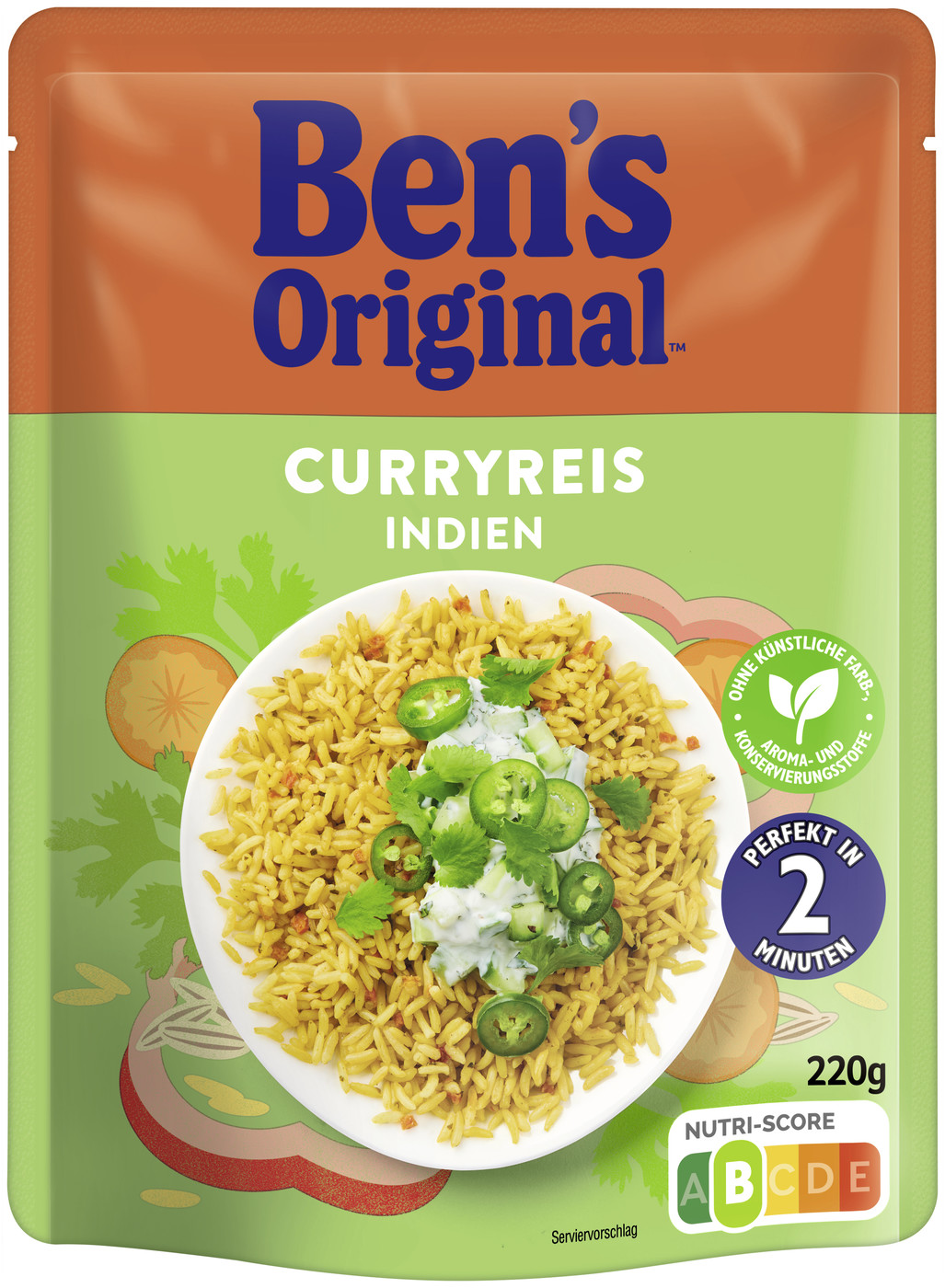 Ben's Original Express Curryreis Indien 220G