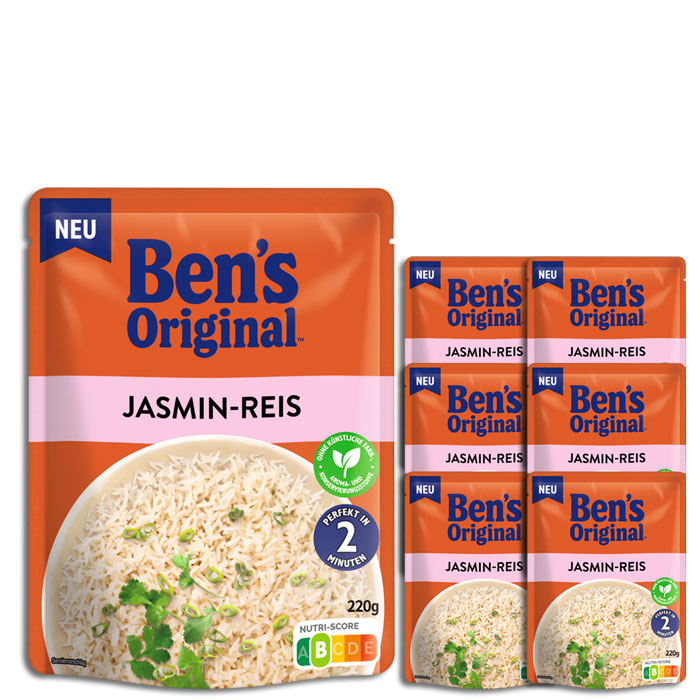 Ben's Original Express Jasmin-Reis 6x220G Ben's Original Express Jasmin-Reis 6x220G