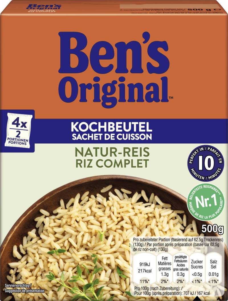 Ben's Original Natur-Reis Kochbeutel 500G