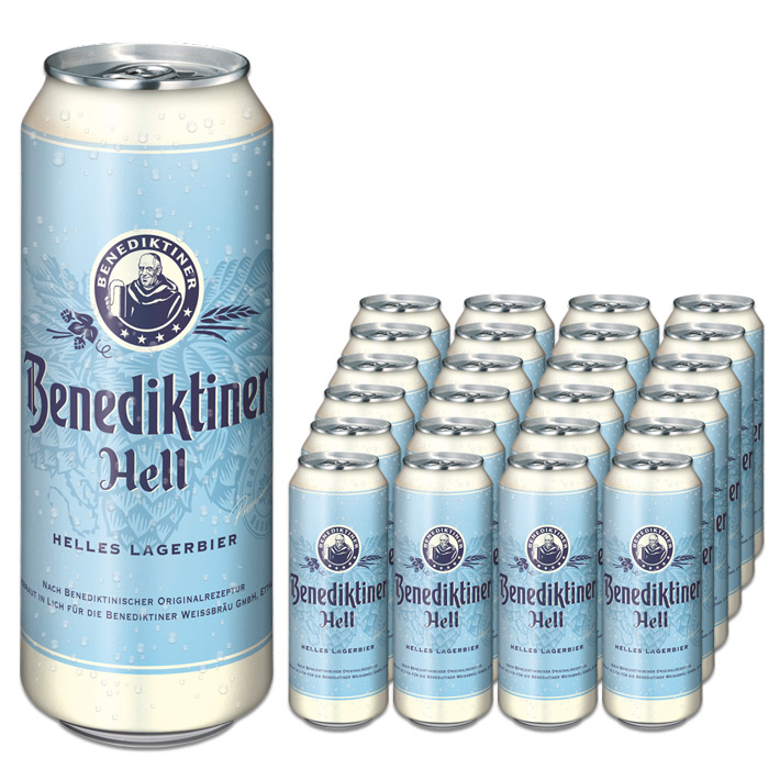 Benediktiner Hell 24x0,5L Benediktiner Hell 24x0,5L