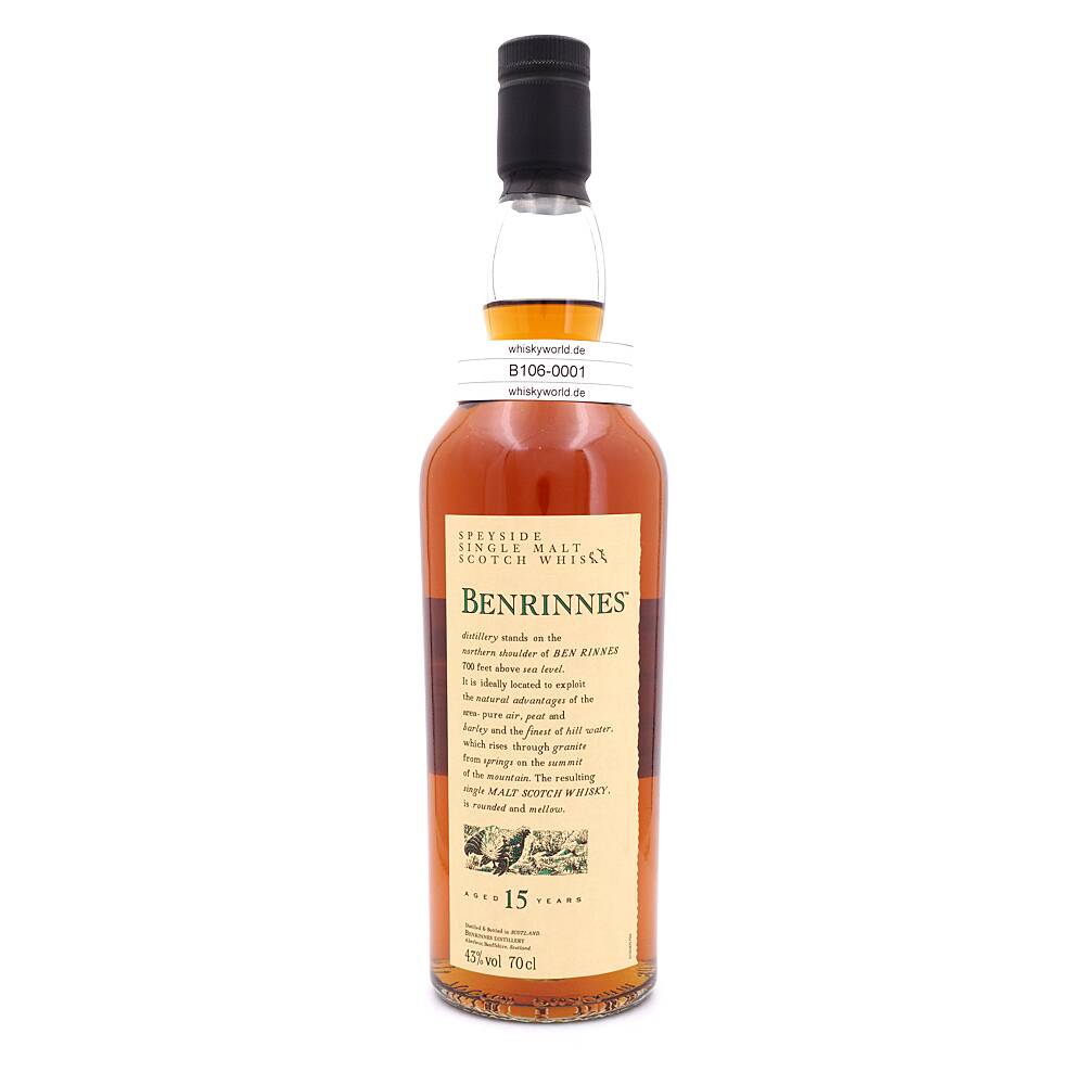 Benrinnes Flora & Fauna 15 Jahre 0,70 L/ 43.0% vol Benrinnes Flora & Fauna 15 Jahre 0,70 L/ 43.0% vol