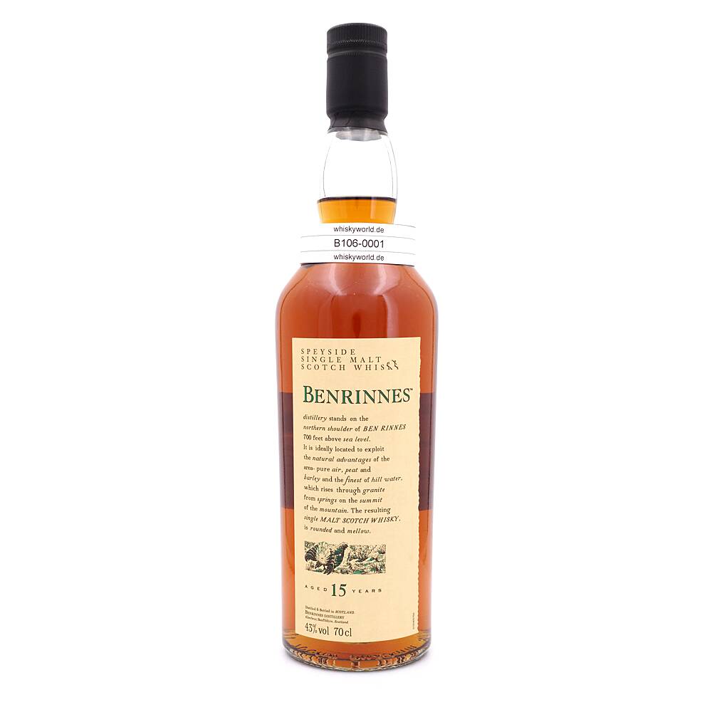 Benrinnes Flora & Fauna 15 Jahre 0,70 L/ 43.0% vol