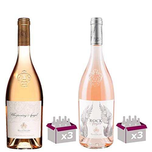 Best Of Provence - Esclan"Whispering Angel" x3 &"Rock Angel" x3 - Rosé Côtes de Provence 2021 75cl von Wine And More
