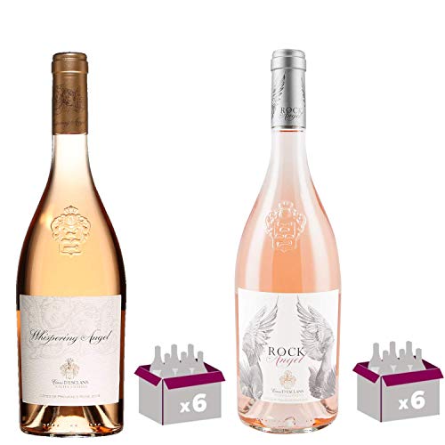 Best Of Provence - Esclan"Whispering Angel" x6 &"Rock Angel" x6 - Rosé Côtes de Provence 2021 75cl von Wine And More