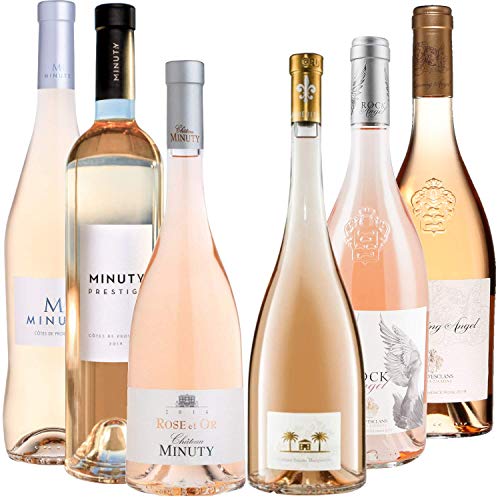 Best Of Provence - Minuty : M & Prestige & Rose et Or/Esclan : Whispering Angel & Rock Angel/Château Sainte Marguerite : Symphonie - Rosé Côtes de Provence 2021 75cl von Wine And More