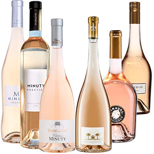 Best Of Provence - Minuty : M & Prestige & Rose et Or/Miraval : Studio & Jolie-pitt/Château Sainte Marguerite : Symphonie - Rosé Côtes de Provence 2021 75cl von Wine And More