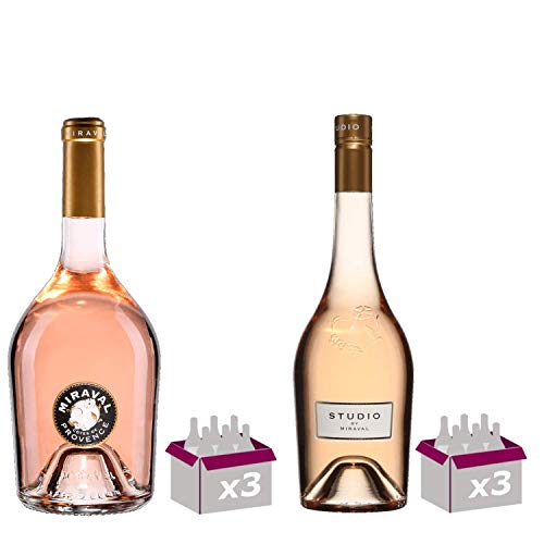 Best Of Provence - Miraval Studio x3 & Jolie-pitt x3 - Rosé Côtes de Provence 2021 75cl von Wine And More