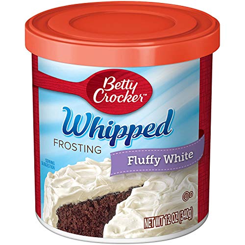 Betty Crocker, Ready-to-Serve, Soft Whipped Frosting, Fluffy White, 12-Ounce Tub (Pack of 3)