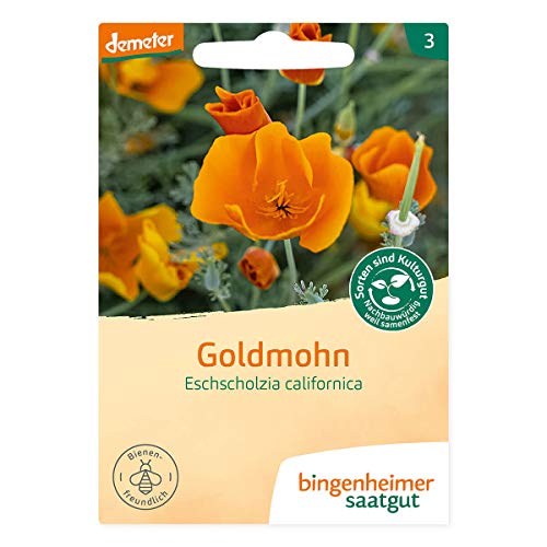 Bingenheimer Saatgut Bio Goldmohn (1 Tüte) von Bingenheimer Saatgut