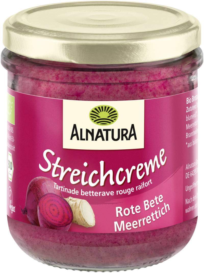 Bio Alnatura Streichcreme Rote Bete Meerrettich 180G