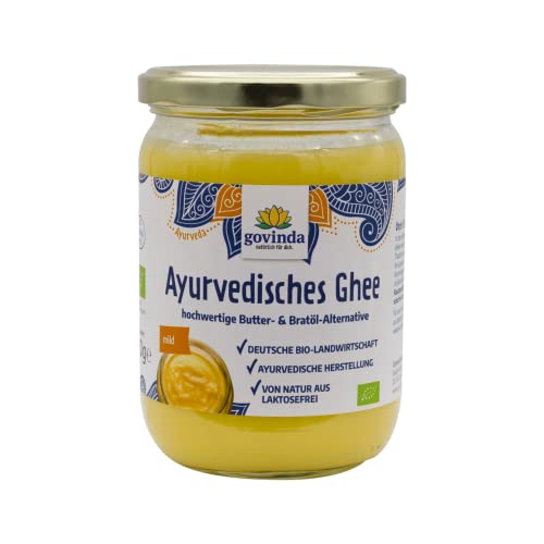 Govinda Ayurvedisches Bio Ghee - 2er Pack (2x 500ml/420g) von Davartis