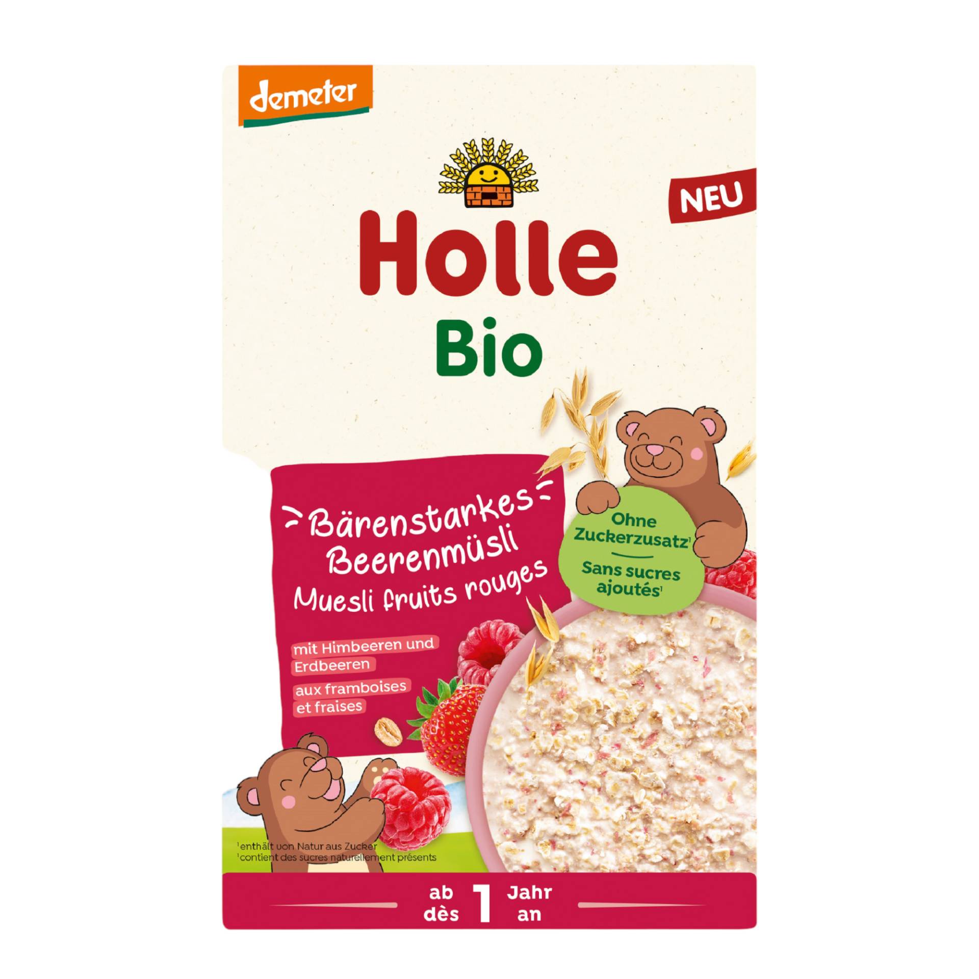 Bio Bärenstarkes Beerenmüsli 200g - 8er Vorteilspack von Holle