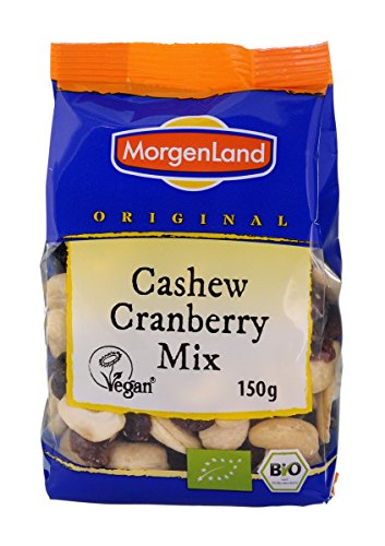 Bio - Cashew-Cranberry Mix - 1er Pack (1 x 150 g) von Morgenland von Morgenland