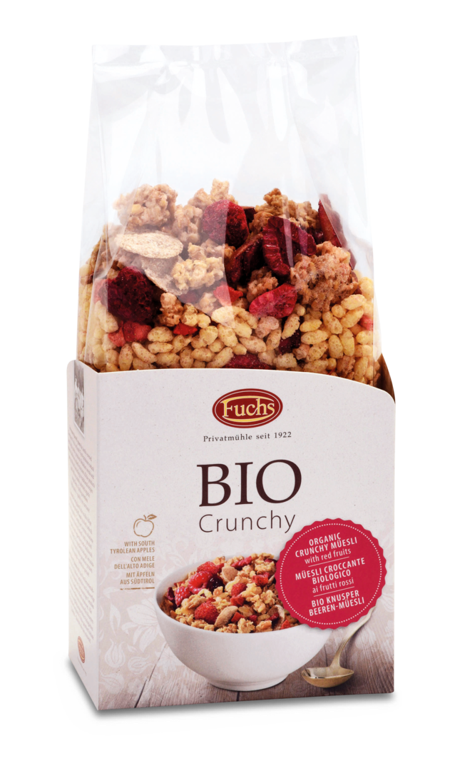 Bio Knusper Müsli mit roten Früchten Bio Knusper Müsli mit roten Früchten von Fuchs J. GmbH