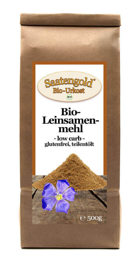 Bio-Leinsamenmehl gold 500g Bio-Leinsamenmehl gold 500g