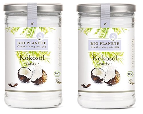 Bio Planète Kokosöl nativ, Bio, 2 x 1l Bio Planète Kokosöl nativ, Bio, 2 x 1l