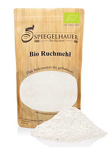 Bio Ruchmehl 1 kg von Bäckerei Spiegelhauer