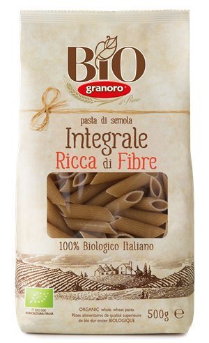 Bio granoro Pasta Di SeMoLa Penne Integrale RICCA Di Faser USDA Bio, 17,6 oz