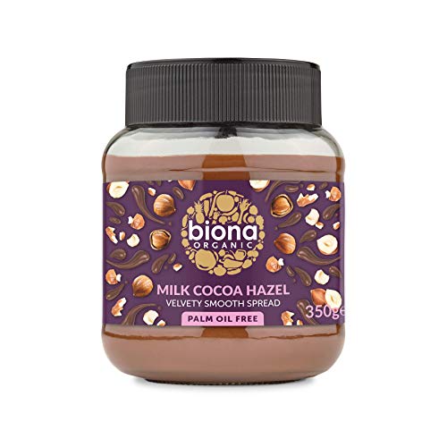Biona Bio-Schokoladenaufstrich, Milchschokolade und Haselnuss, 350 g, 2 Stück Biona Bio-Schokoladenaufstrich, Milchschokolade und Haselnuss, 350 g, 2 Stück von Biona