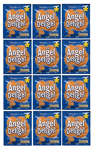 Birds Angel Delight Butterscotch Flavour - 12 x 59gm Birds Angel Delight Butterscotch Flavour - 12 x 59gm
