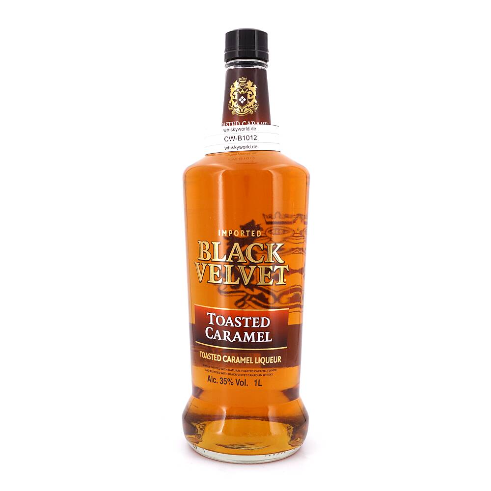 Black Velvet Toasted Caramel Whisky-Likör 1 L/ 35.0% vol Black Velvet Toasted Caramel Whisky-Likör 1 L/ 35.0% vol