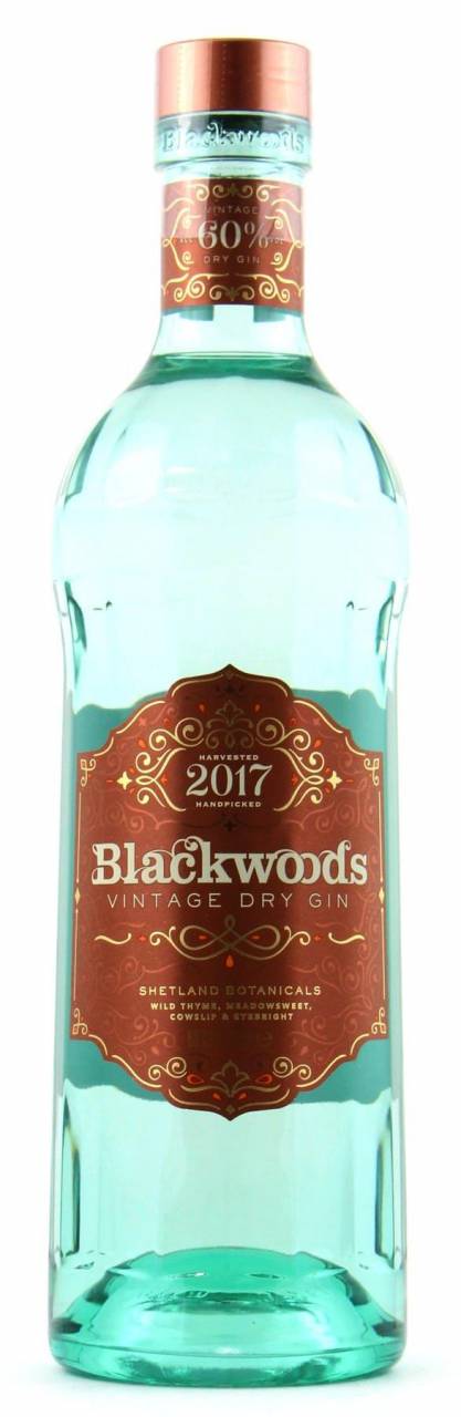 Blackwood's Vintage Dry Gin 60%Vol. 0,7 Liter