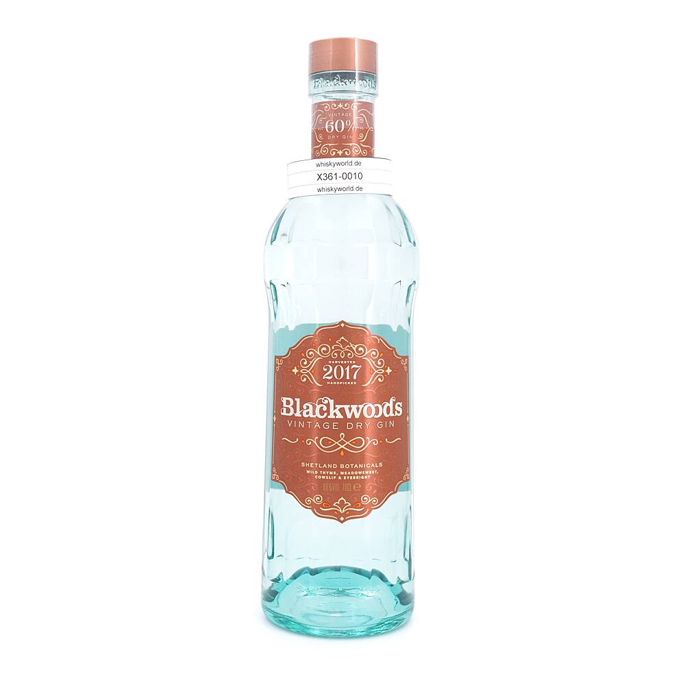 Blackwood's Vintage Dry Gin Limited Edition 0,70 L/ 60.0% vol Blackwood's Vintage Dry Gin Limited Edition 0,70 L/ 60.0% vol
