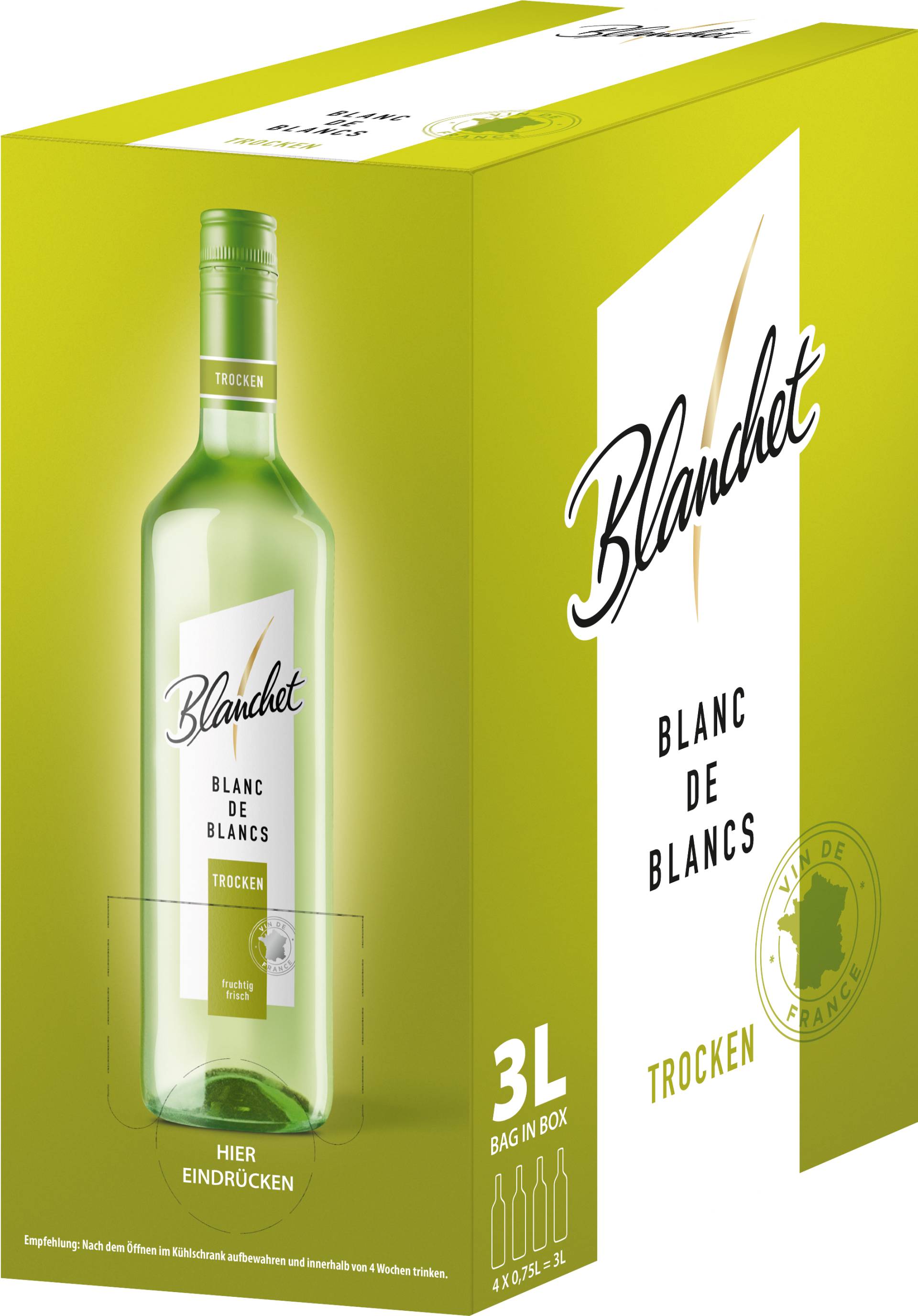 Blanchet Blanc de Blancs – 3l Bag-in-Box