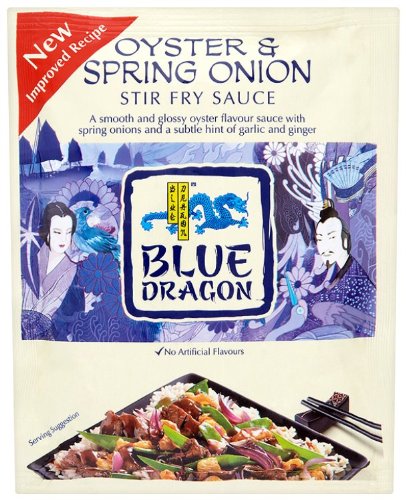 Blue Dragon Auster und Frühlingszwiebel Rühren Braten Sauce 120 g (Packung mit 24)