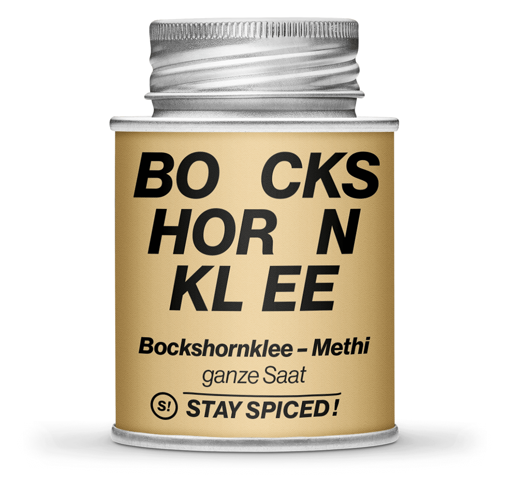 Bockshornkleesamen - Saat ganz, 170ml Schraubdose Bockshornkleesamen - Saat ganz, 170ml Schraubdose