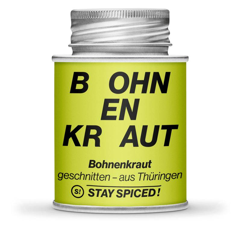Bohnenkraut geschnitten - original Thüringer, 170ml Schraubdose