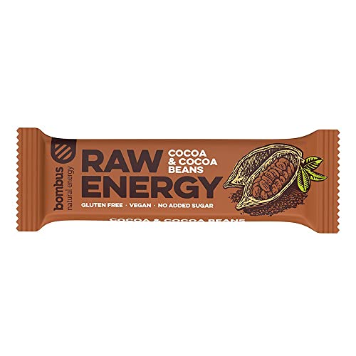 Bombus Natural Energy Rohkostriegel Raw Energy Kakao & Kakaobohnen, 50 g Bombus Natural Energy Rohkostriegel Raw Energy Kakao & Kakaobohnen, 50 g