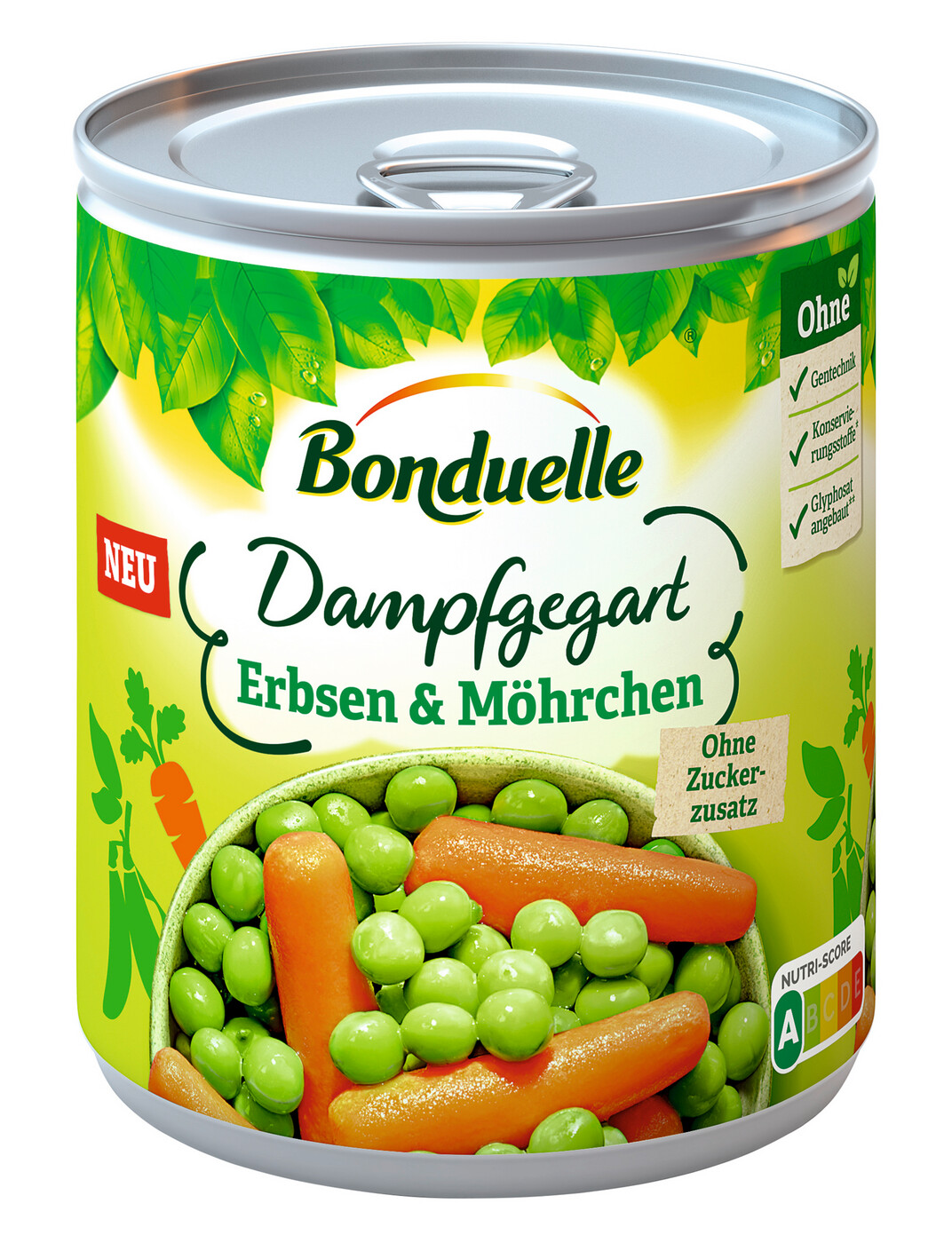 Bonduelle Dampfgegart Erbsen & Möhrchen 610G Bonduelle Dampfgegart Erbsen & Möhrchen 610G