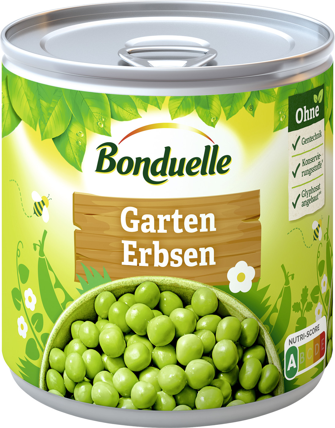 Bonduelle Garten-Erbsen 400G Bonduelle Garten-Erbsen 400G