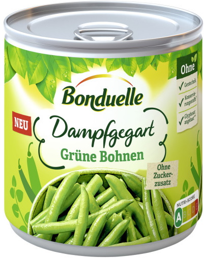 Bonduelle Grüne Bohnen dampfgegart 295G